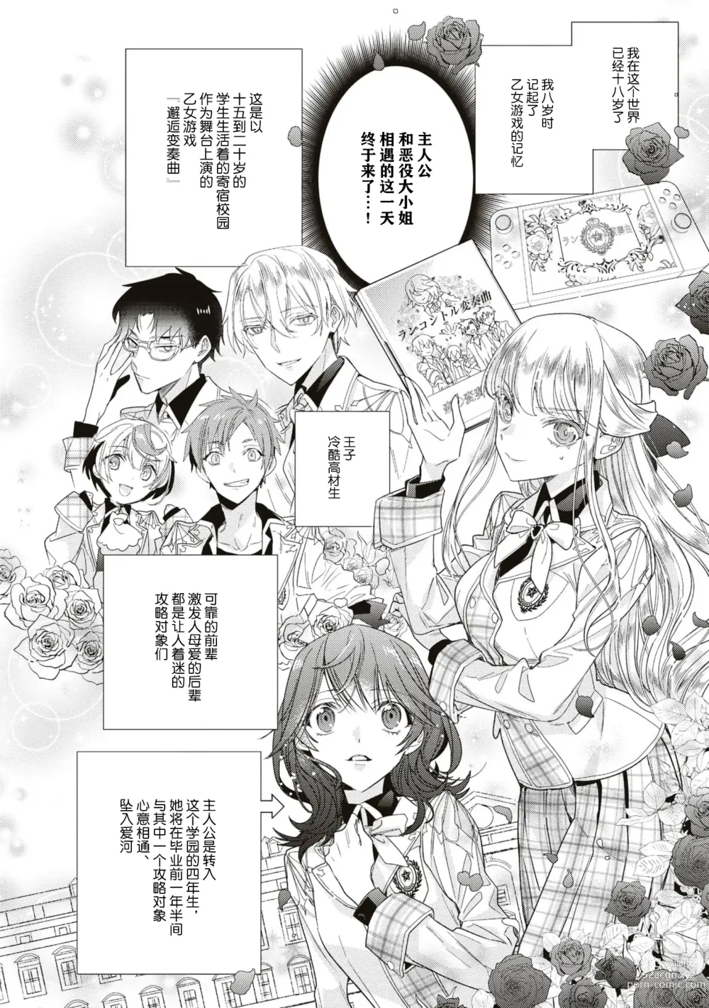 Page 6 of manga 全力扮演恶役大小姐的我，却遇上变成邻国王子的性转主人公