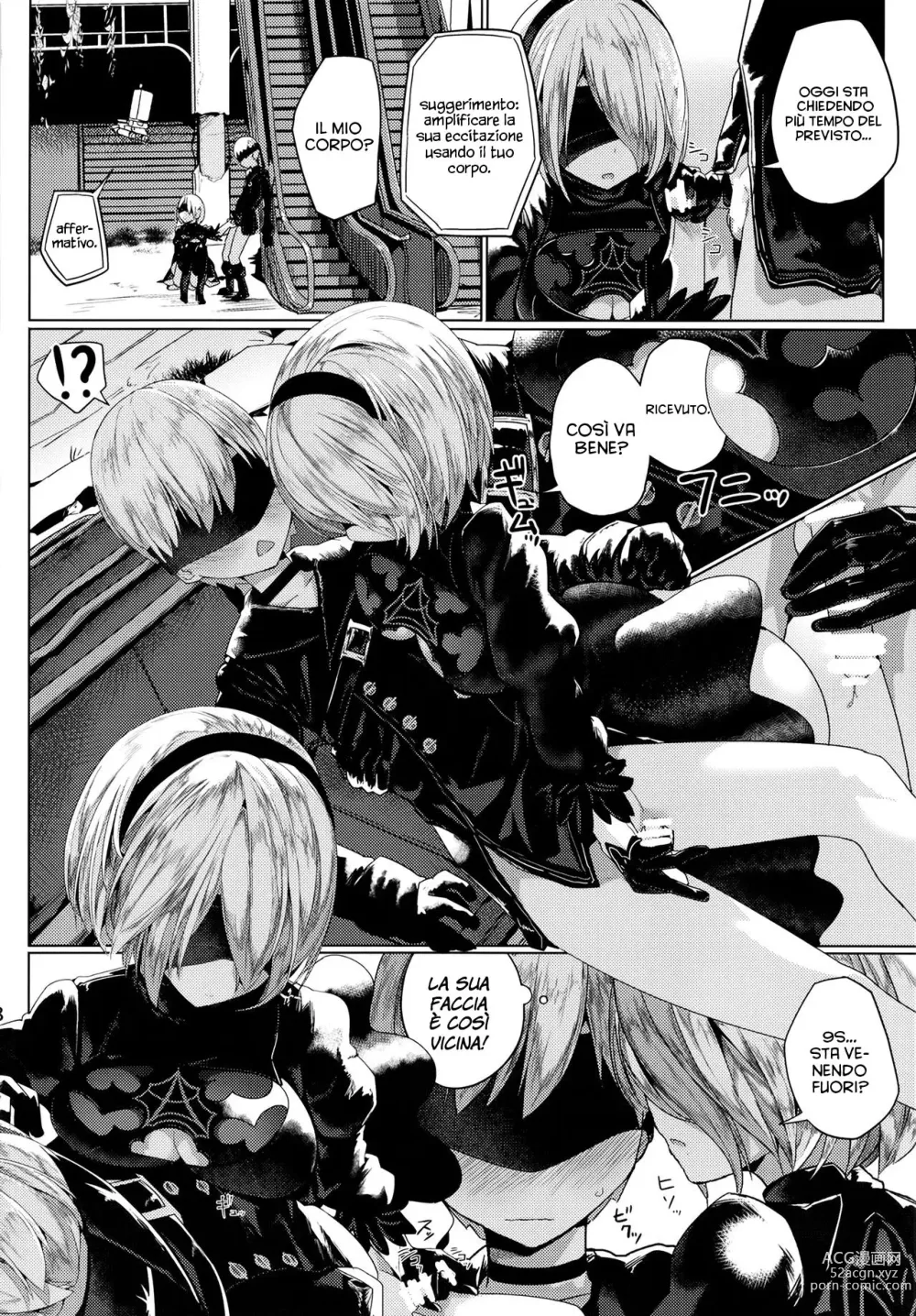 Page 9 of doujinshi Horny Androids