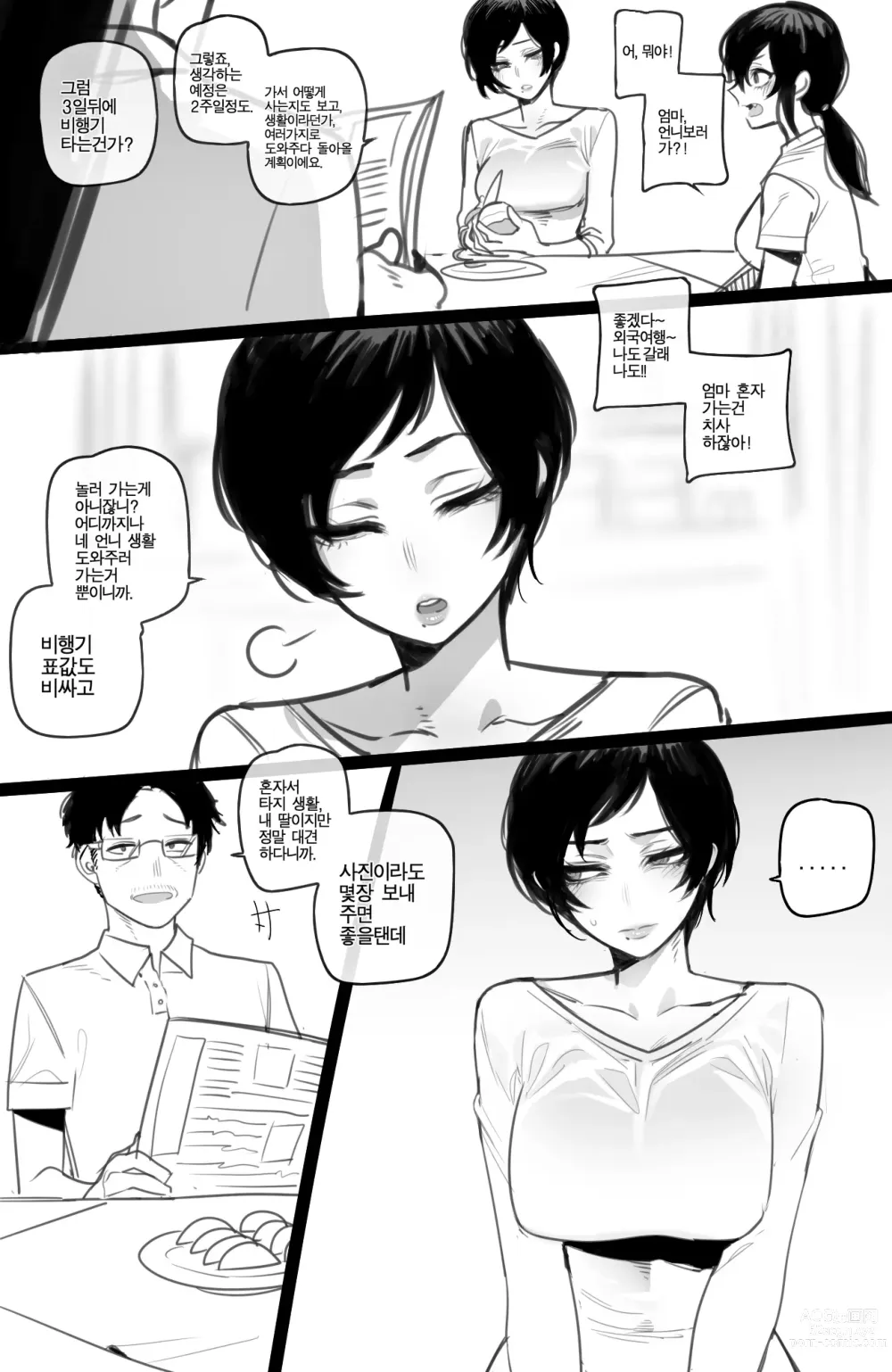Page 2 of doujinshi Mother and Daughter Corruption