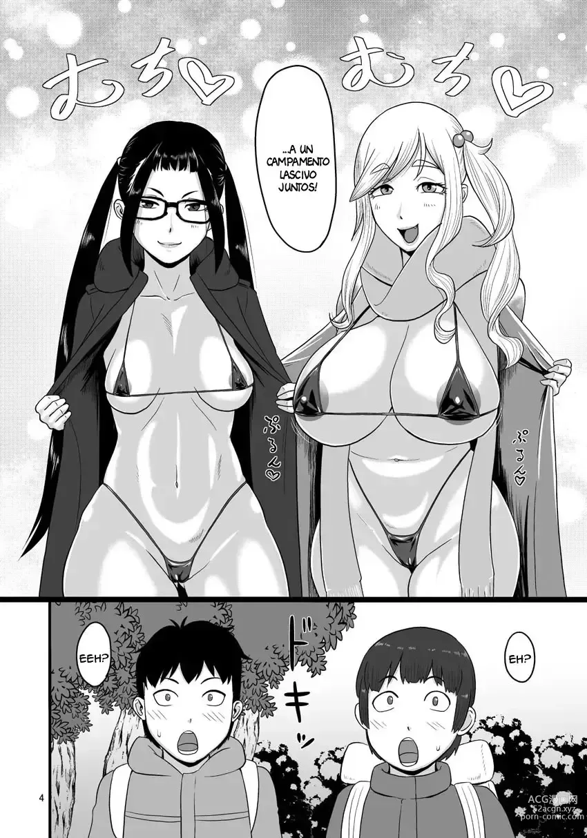 Page 3 of doujinshi Let's Fuck Bitches At Lewd Camp!