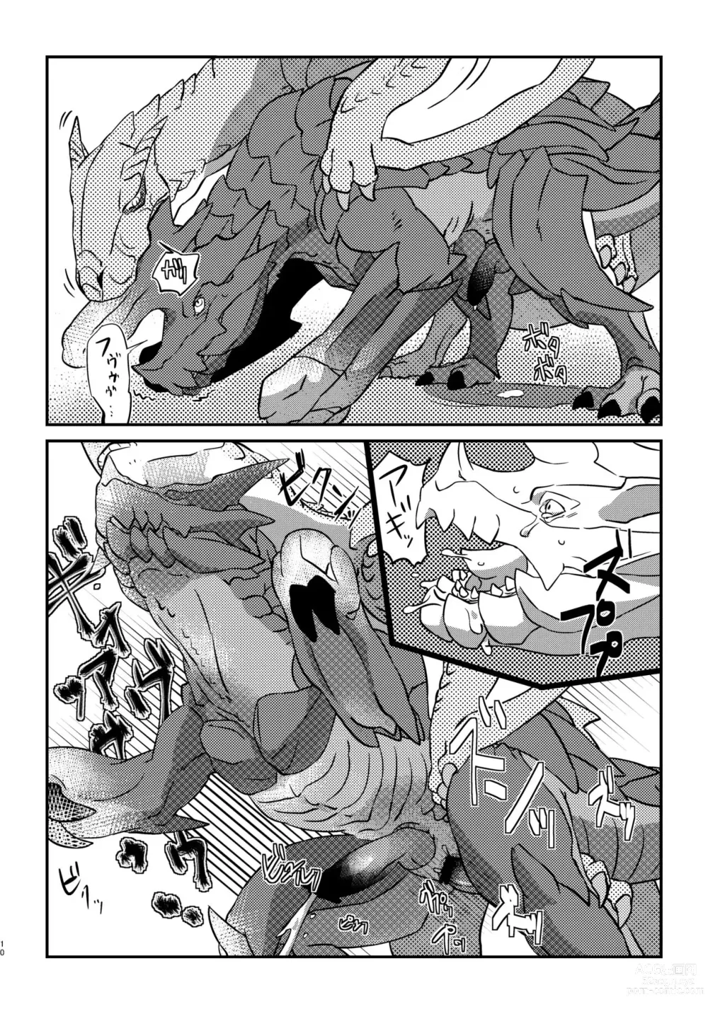 Page 10 of doujinshi 轰龙♂×碎龙♂