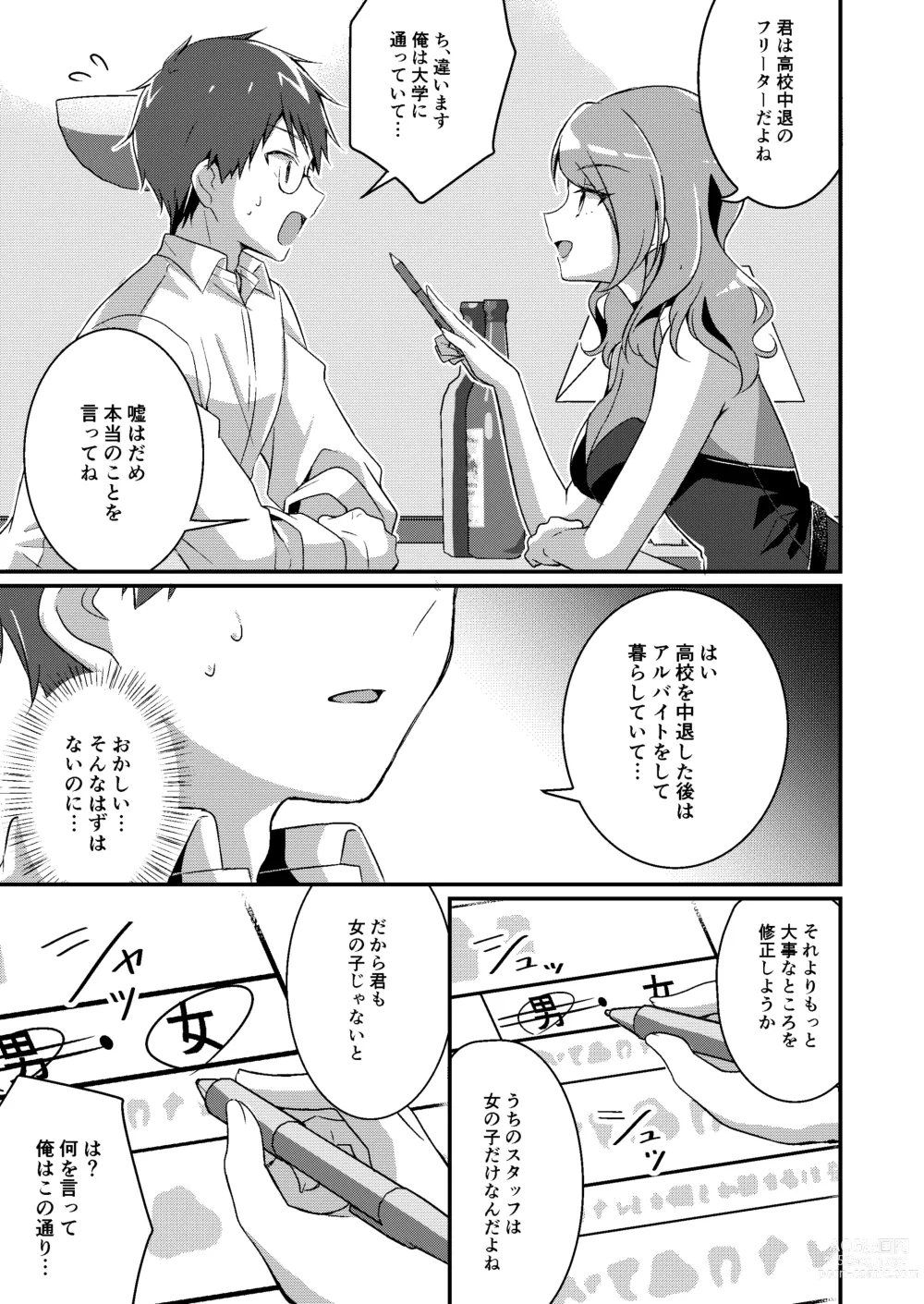 Page 4 of doujinshi Gal-kei Joshi ni Kakikaerareta Ore