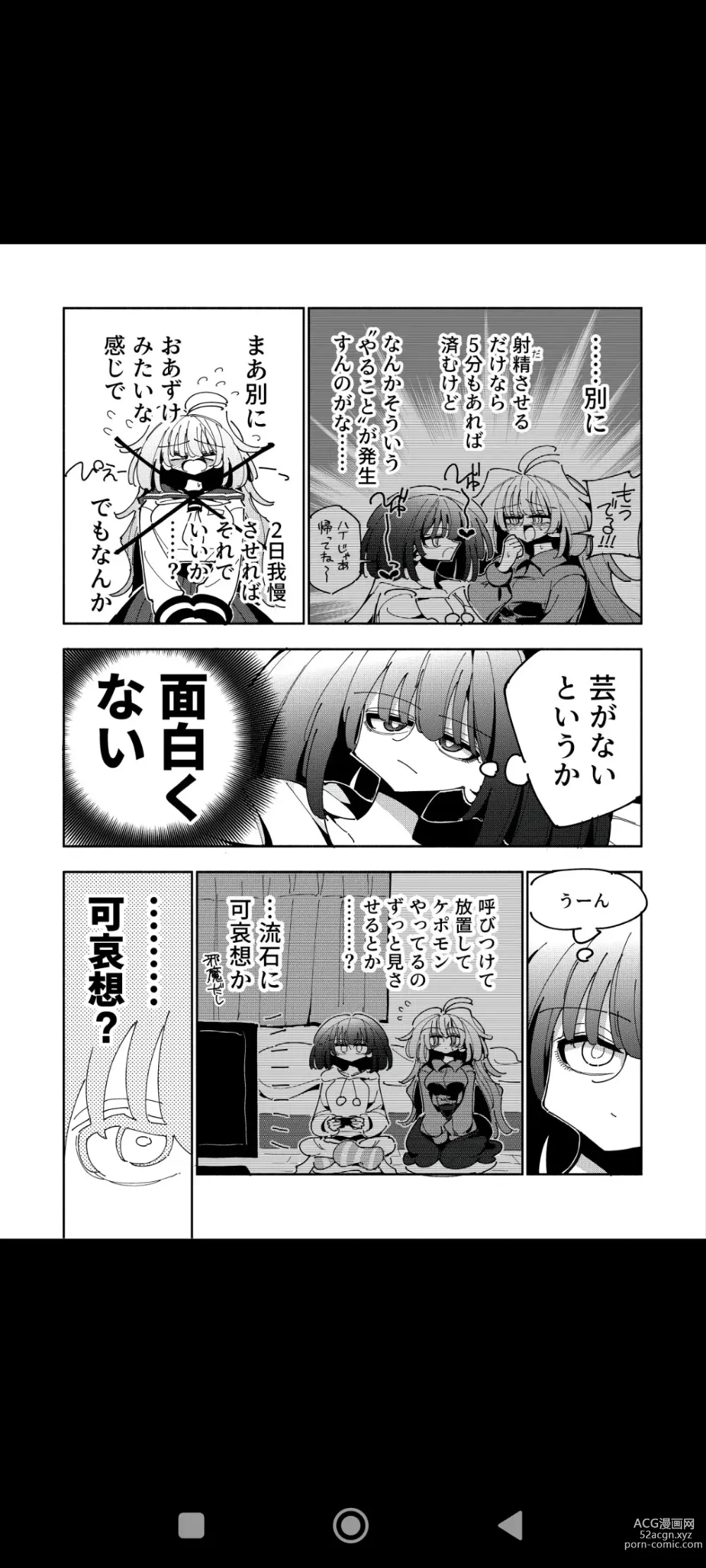 Page 4 of doujinshi Shizuku to Shiori If (Zenpen) -5-ka  de Oboeru! Futanari Onanie no Susume  (1 kara 2-ka-me)-