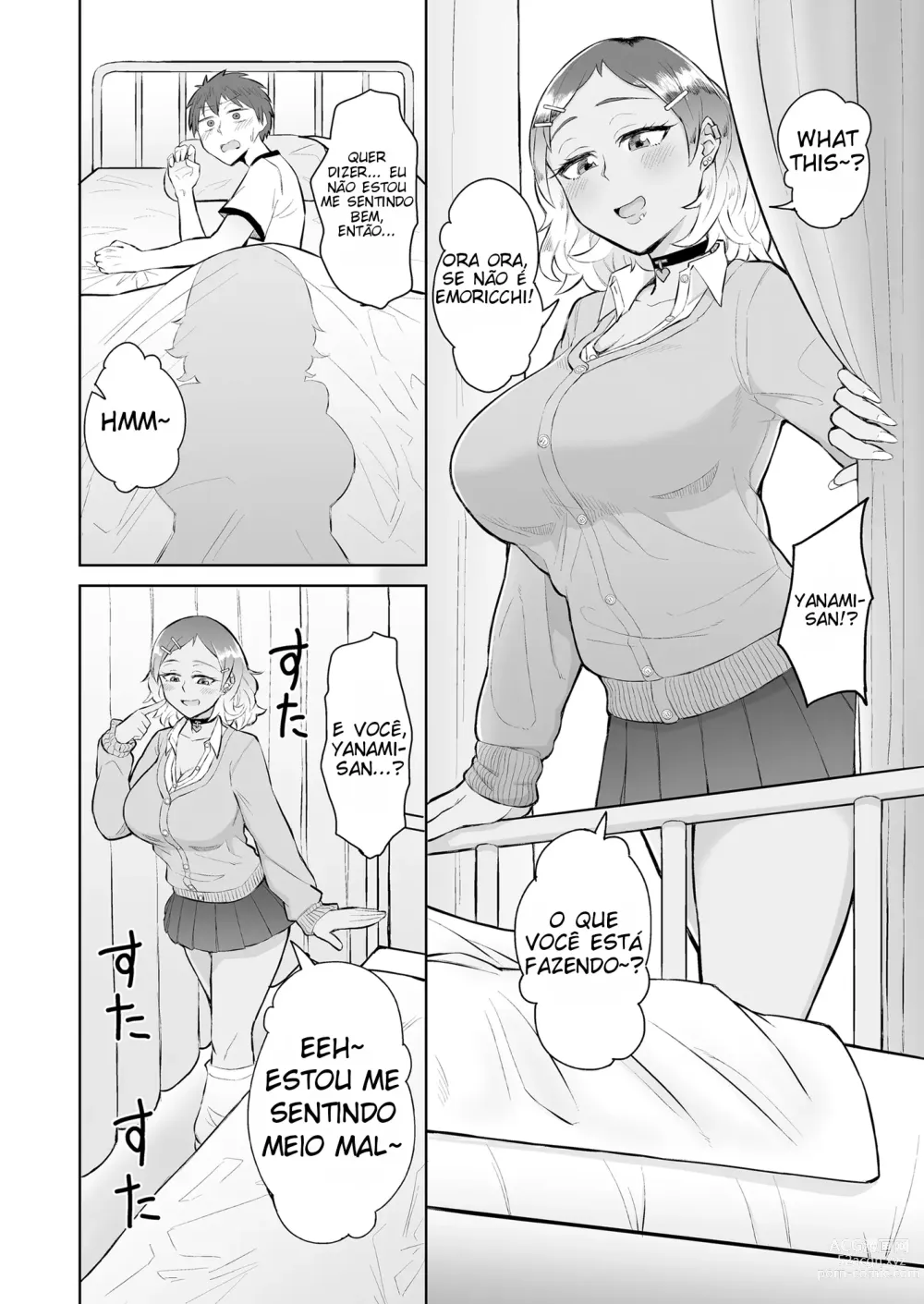 Page 3 of doujinshi Sendo espremido na enfermaria por uma gyaru e uma enfermeira virgem
