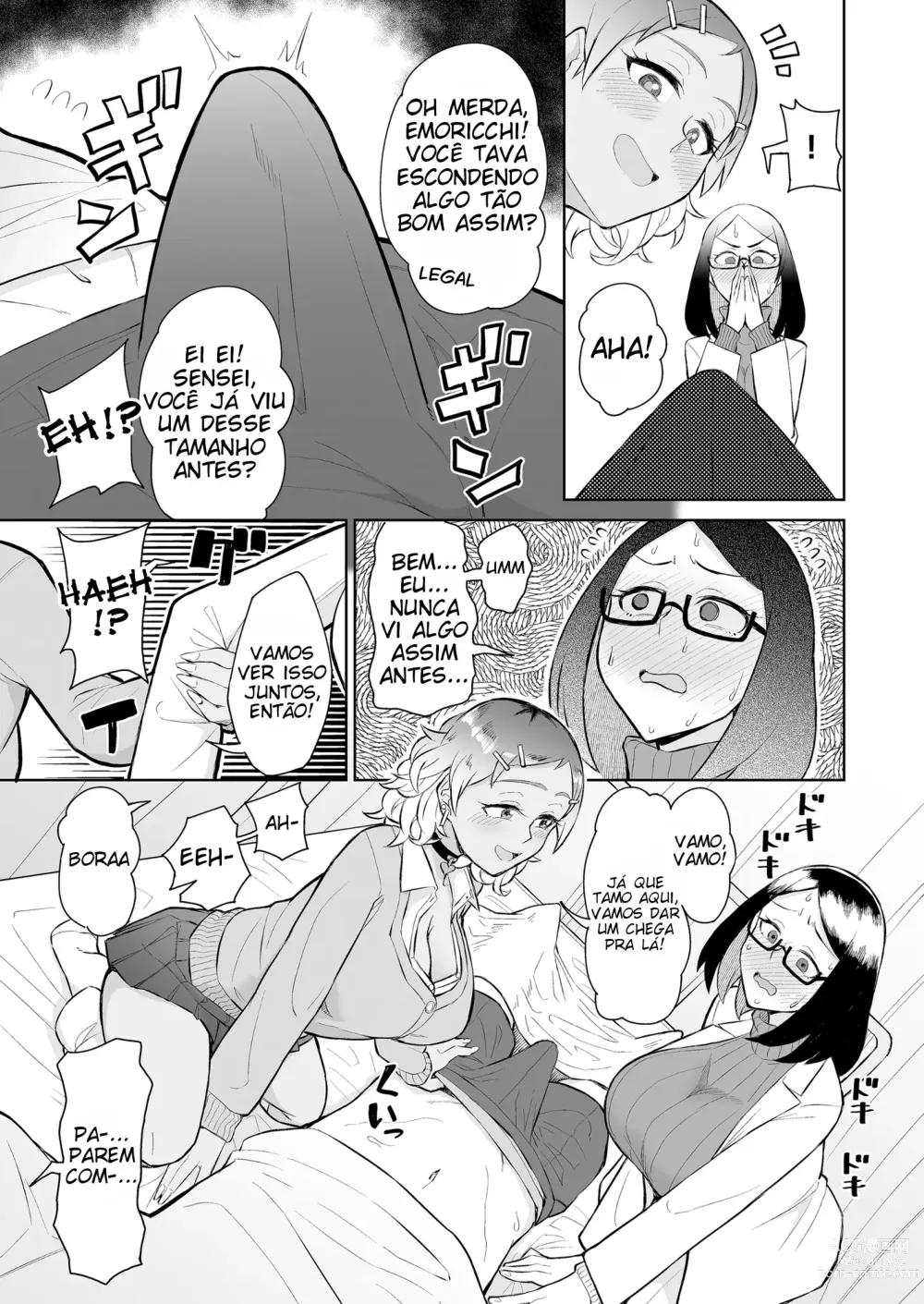 Page 6 of doujinshi Sendo espremido na enfermaria por uma gyaru e uma enfermeira virgem