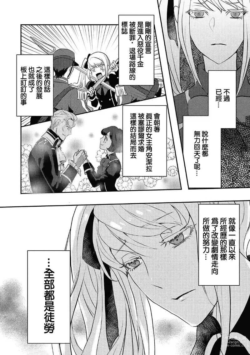 Page 9 of manga 轉生成惡役千金本應迎來破滅結局，沒想到卻被嚴肅死板的王太子寵上了天！？ 1-6