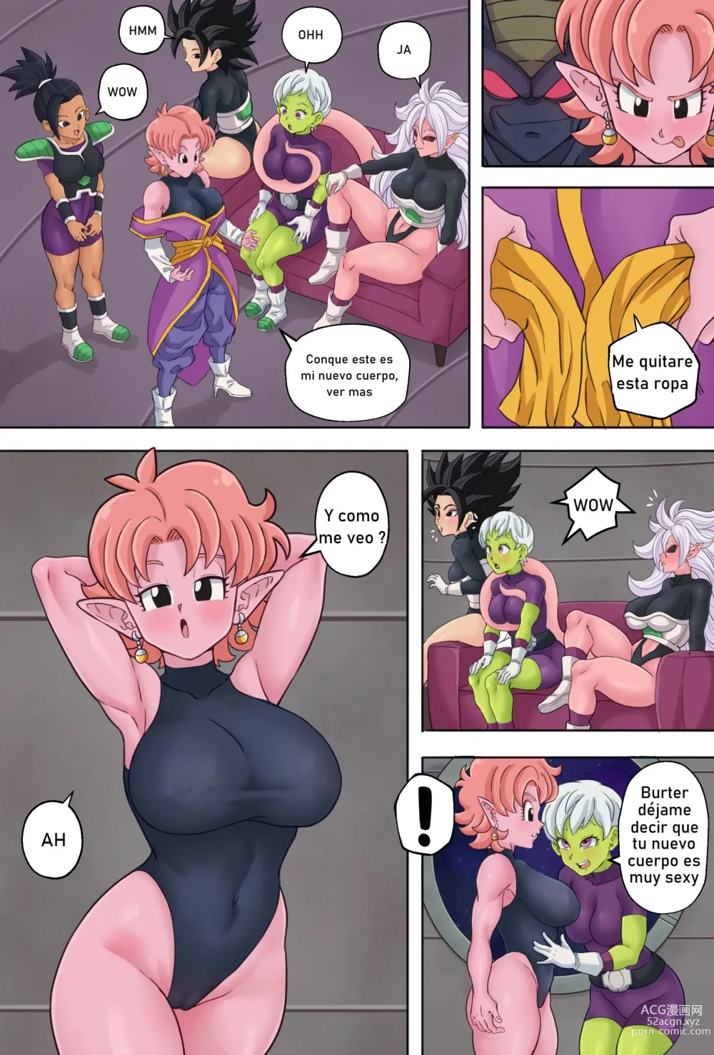 Page 6 of doujinshi AxlexCima: The Ginyu Saga! Pt.7!