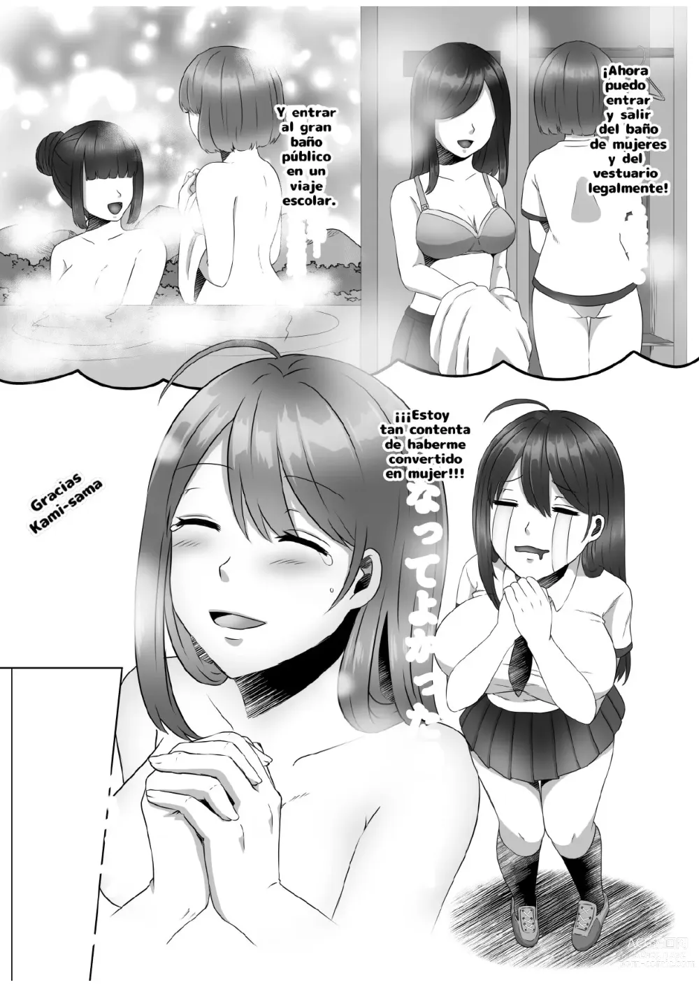 Page 8 of doujinshi ¿Porque me convertí en una mujer?