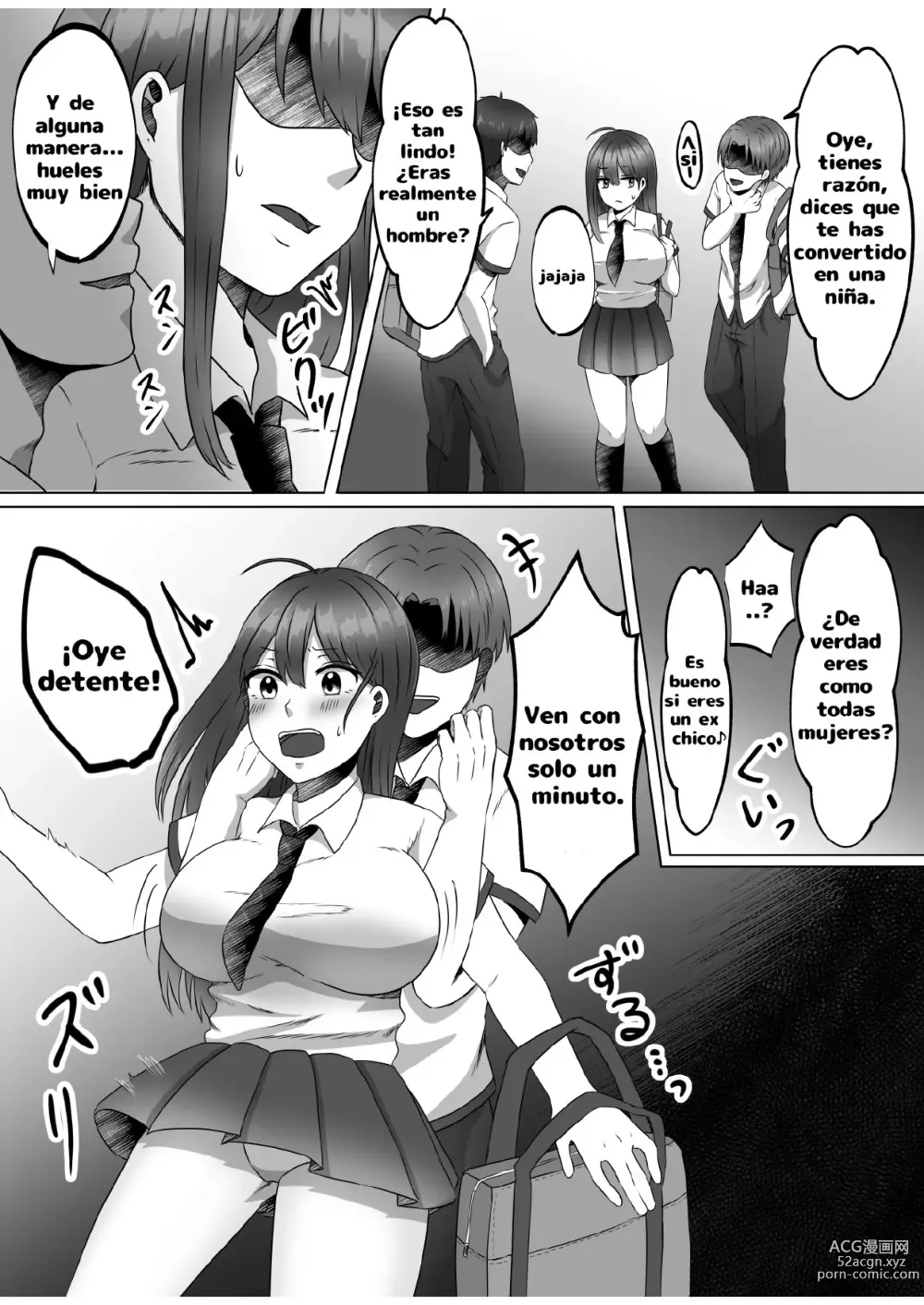 Page 9 of doujinshi ¿Porque me convertí en una mujer?
