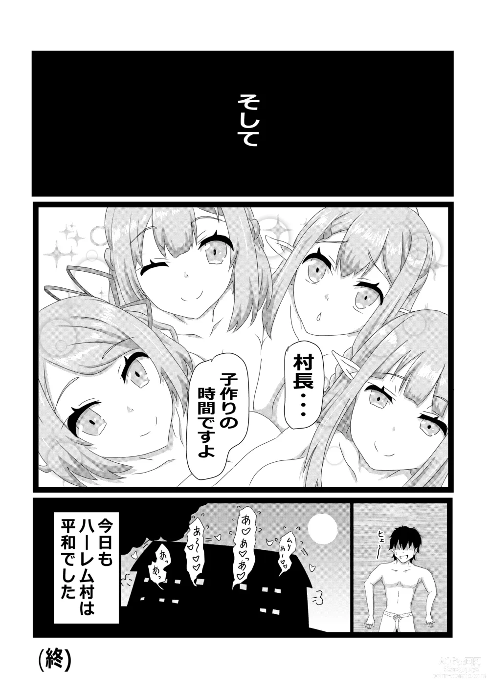 Page 42 of doujinshi Non Non Nonbiri Isekai Nouka Harem