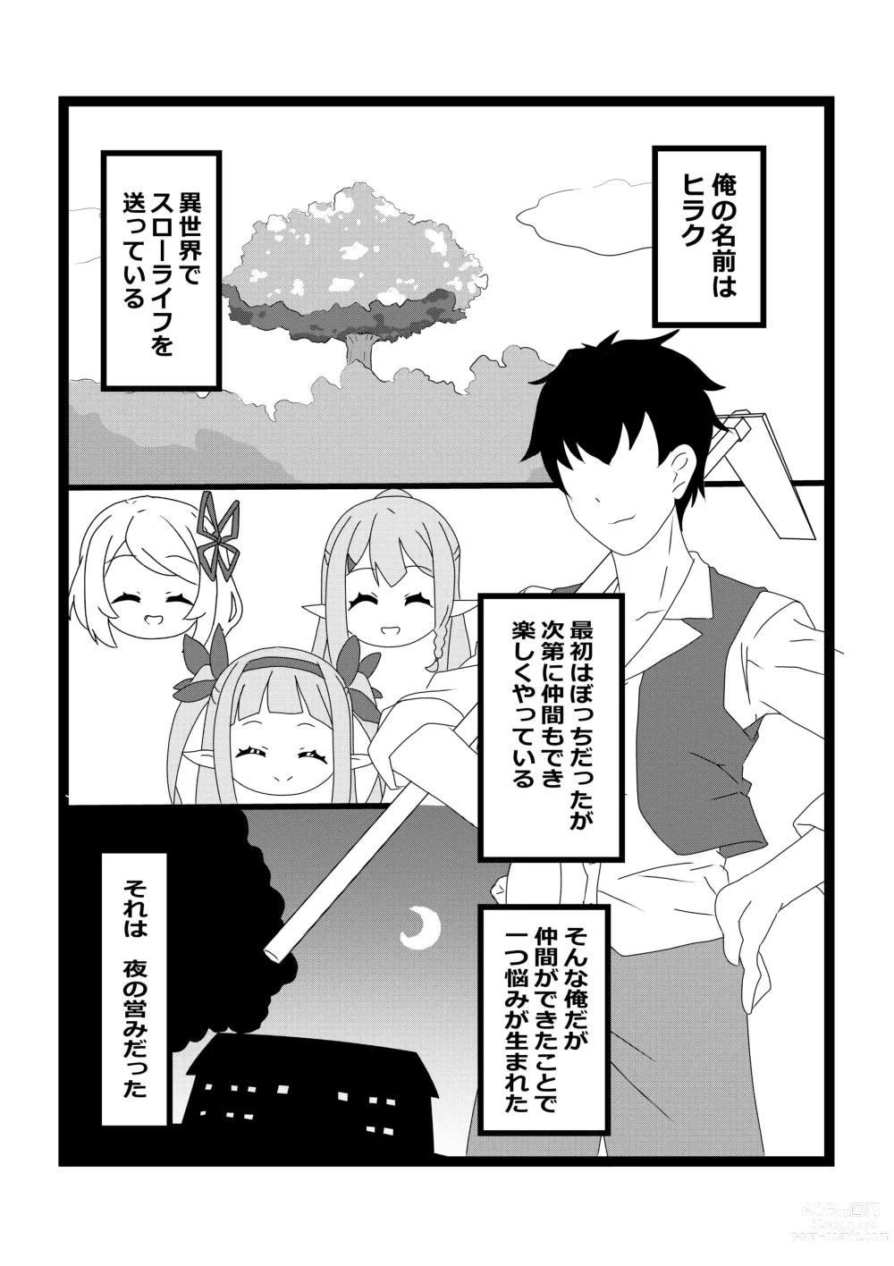 Page 8 of doujinshi Non Non Nonbiri Isekai Nouka Harem