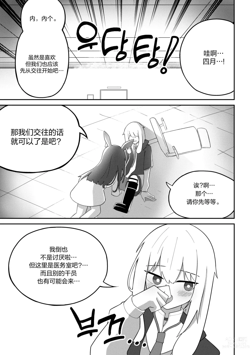 Page 7 of doujinshi April to Ansel ga Imushitsu de Ichaicha suru Manga
