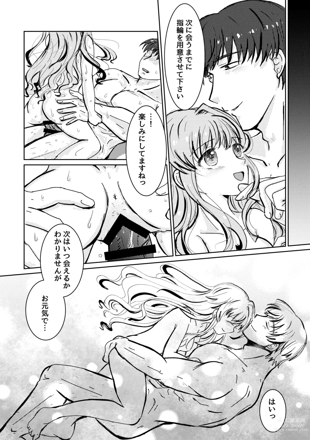 Page 35 of doujinshi Tokete Kienai de