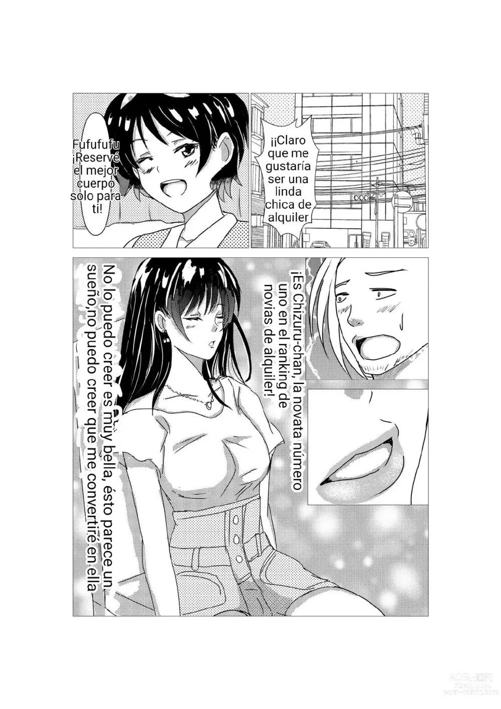 Page 8 of doujinshi In the body of a rental girlfriend
