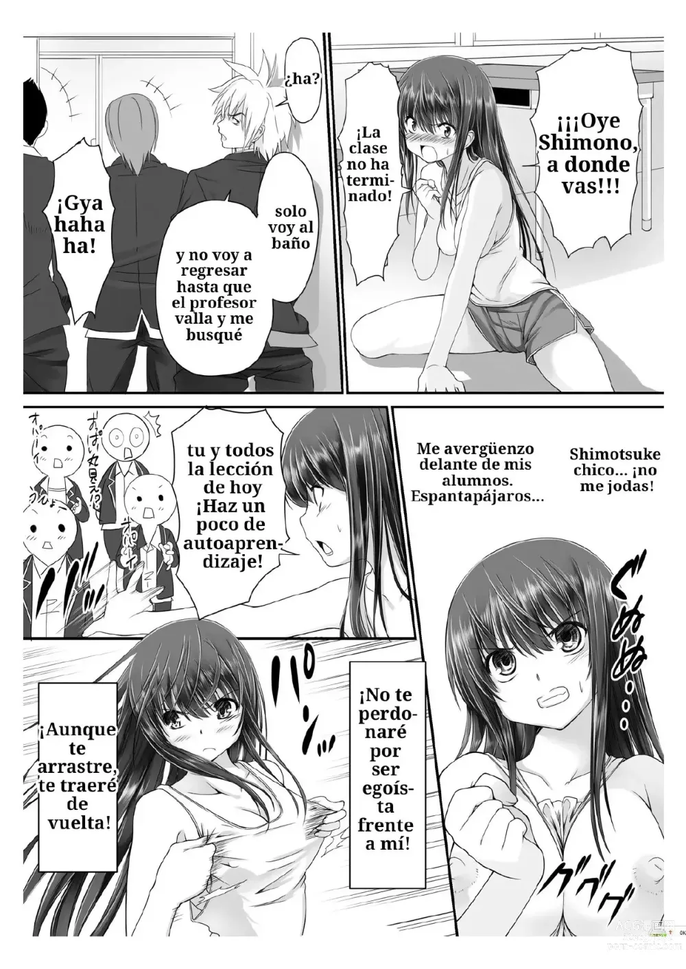 Page 9 of doujinshi Tennyuu Sensei ~Danshikou no Kiraware Kyoushi ga Nyotaika Shitara~ 1
