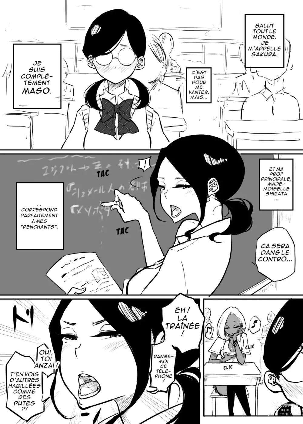 Page 1 of doujinshi Sakura veut qu'on la maltraite