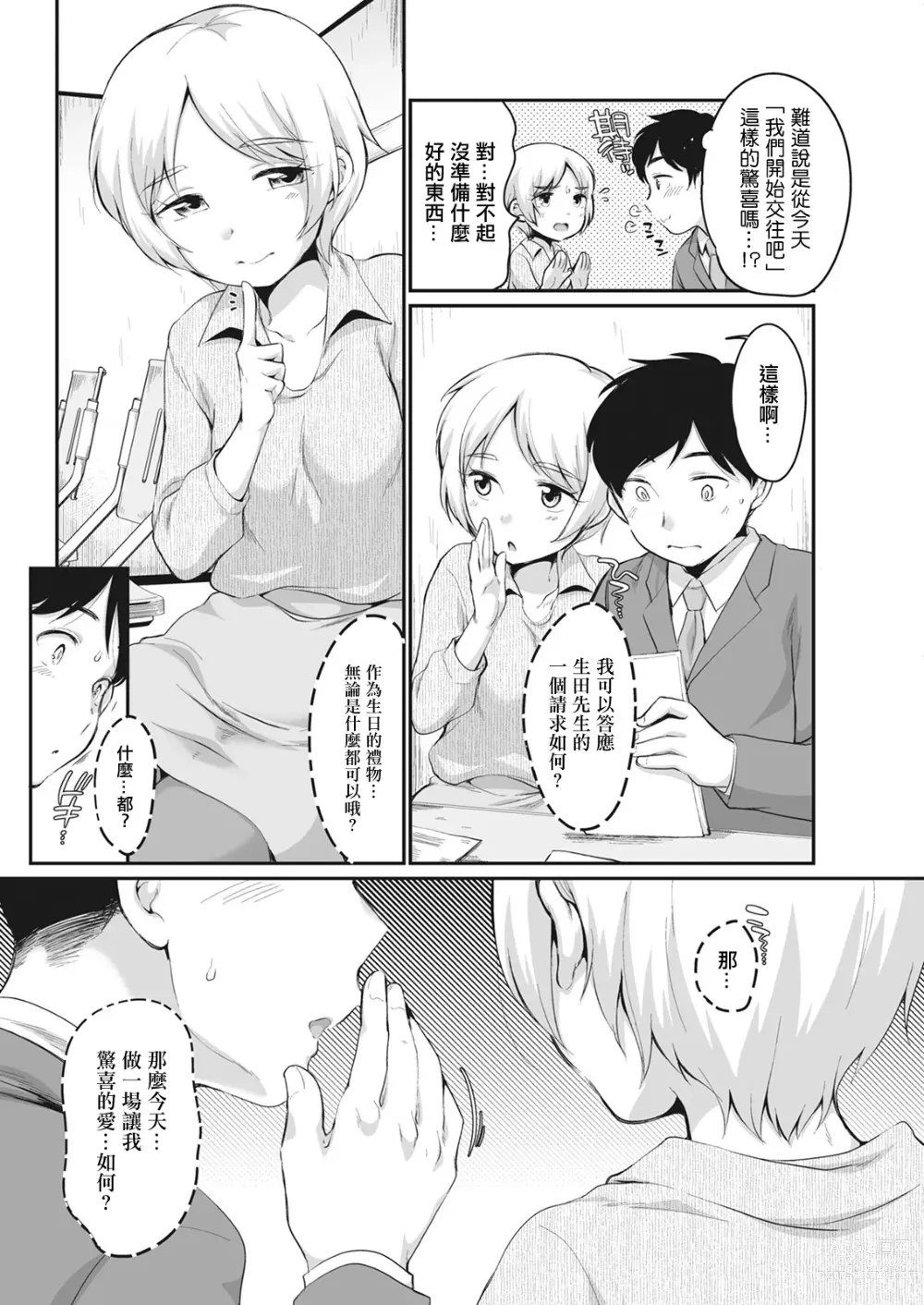 Page 2 of manga 與水原小姐的悄悄話...