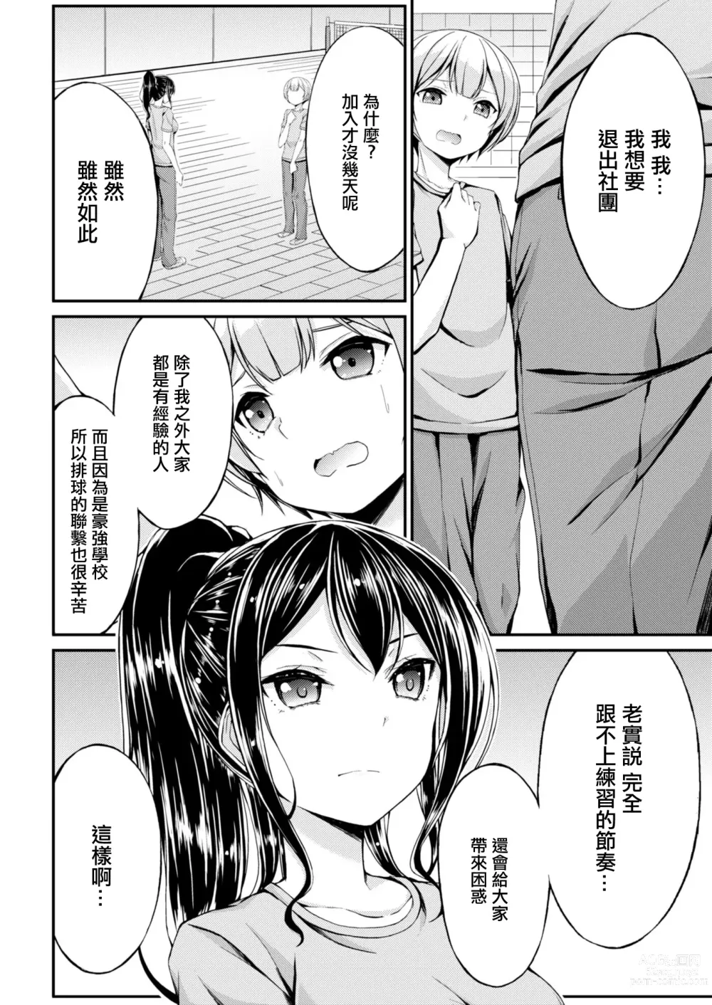 Page 2 of manga 秘密的後輩指導