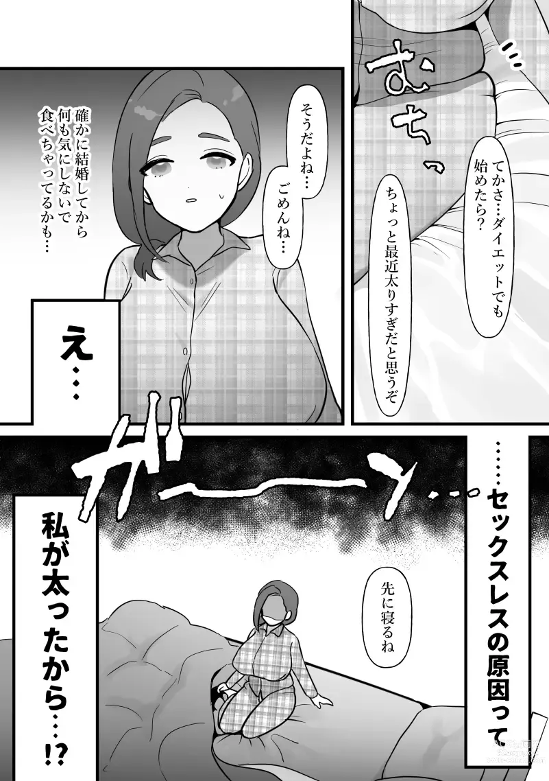 Page 3 of doujinshi Hitozuma wa Yasetakatta dake