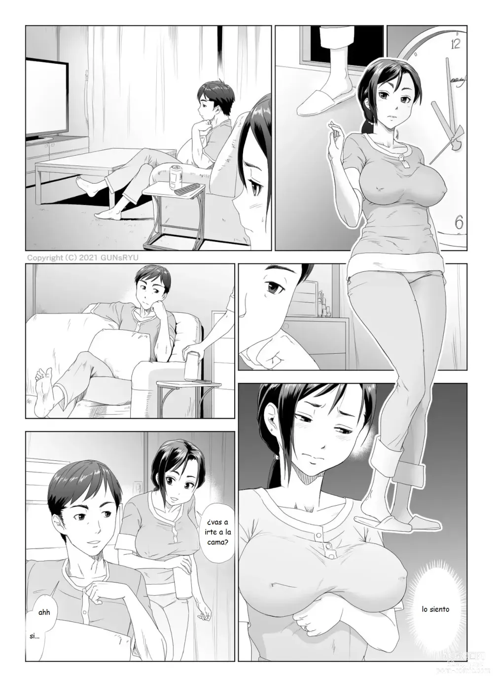 Page 2 of doujinshi Taninbou ni Aegu Tsuma 2