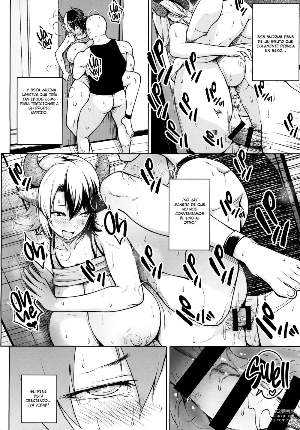 Page 19 of doujinshi Oku-san no Oppai ga Dekasugiru no ga Warui! 3