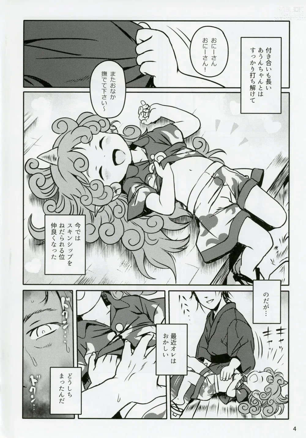 Page 3 of doujinshi Haratte! Aun-chan!