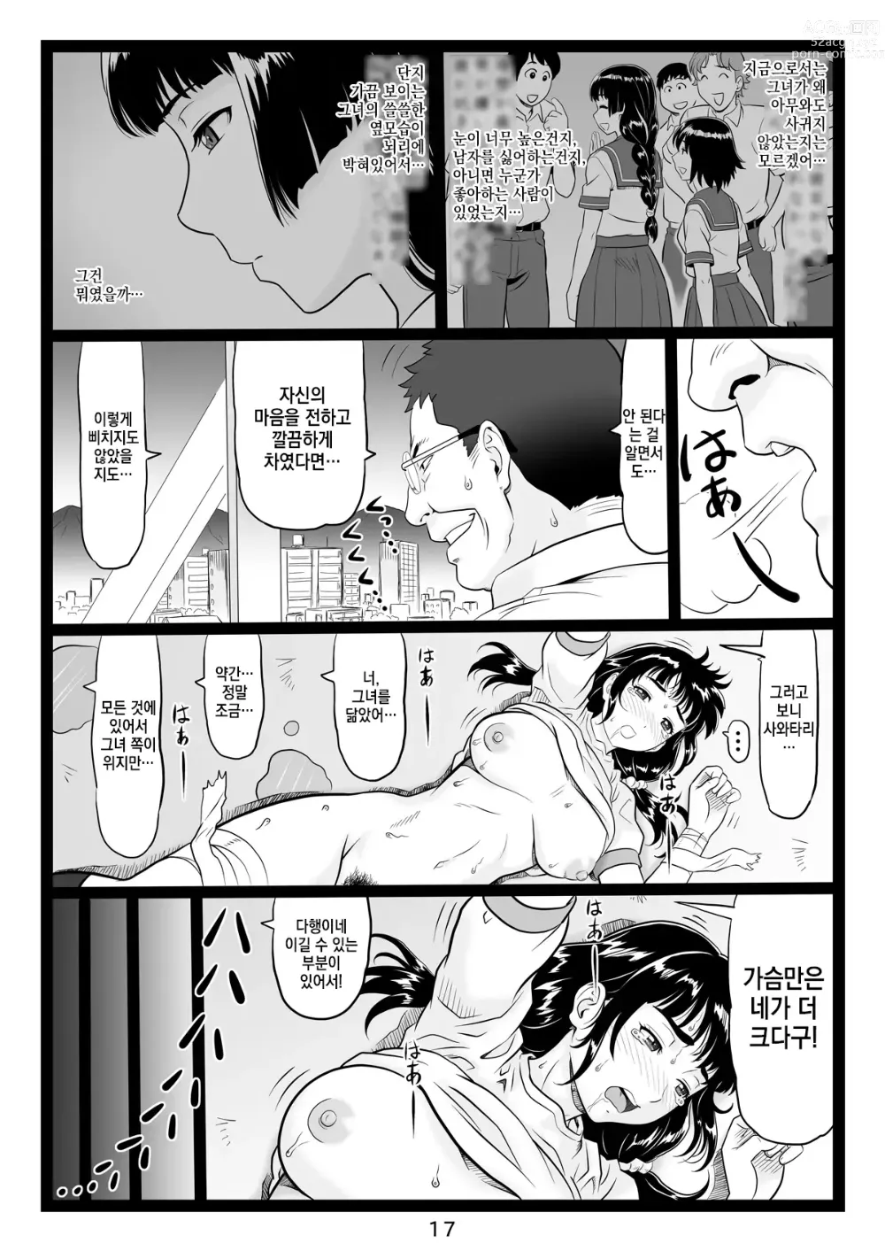 Page 17 of doujinshi Tawawa de Akarui Yakyuubu Manager ga Inshitsu na Kyoushi no Wana ni... Sonogo...