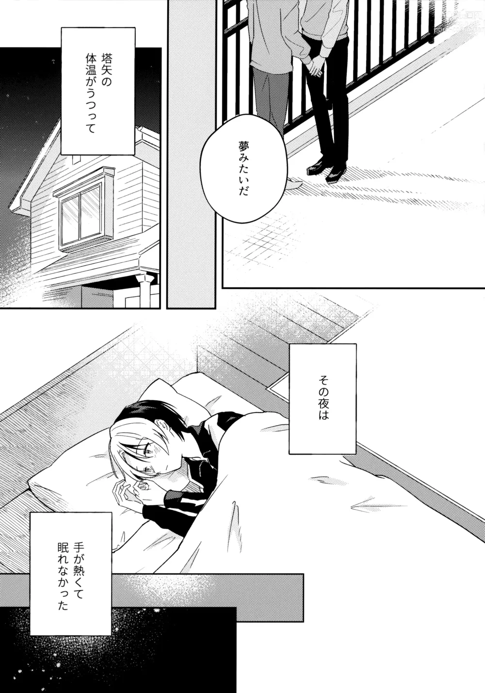 Page 6 of doujinshi Samenai Netsu wa yoi no Iro