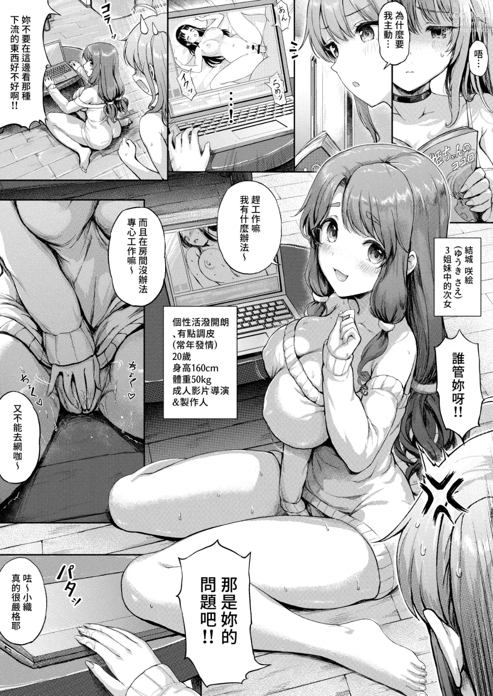Page 2 of doujinshi Sanshimai Manga ep1 p1-20 (decensored)