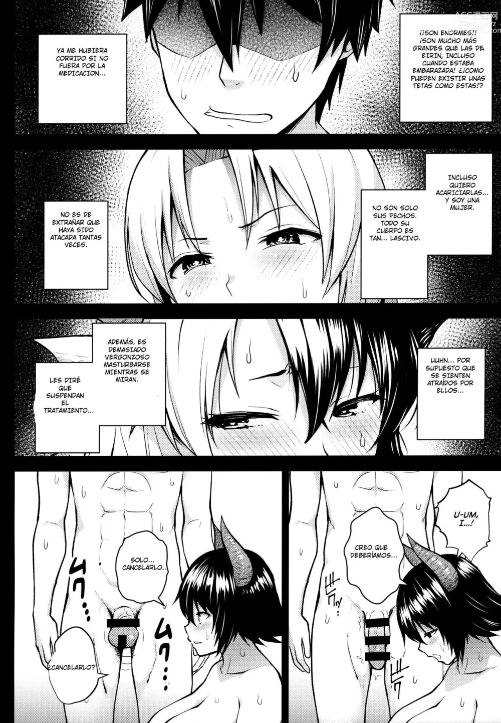 Page 9 of doujinshi Oku-san no Oppai ga Dekasugiru no ga Warui! 5
