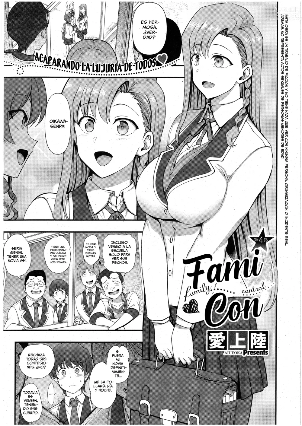 Page 1 of manga FamiCon - Control Familiar Cap. 4