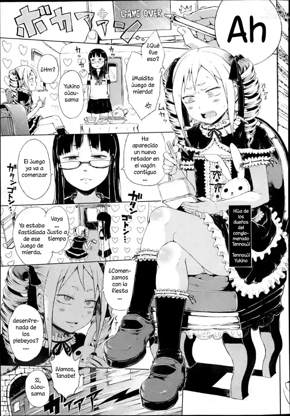 Page 3 of manga Escape del vagon de las niñas Cap.1