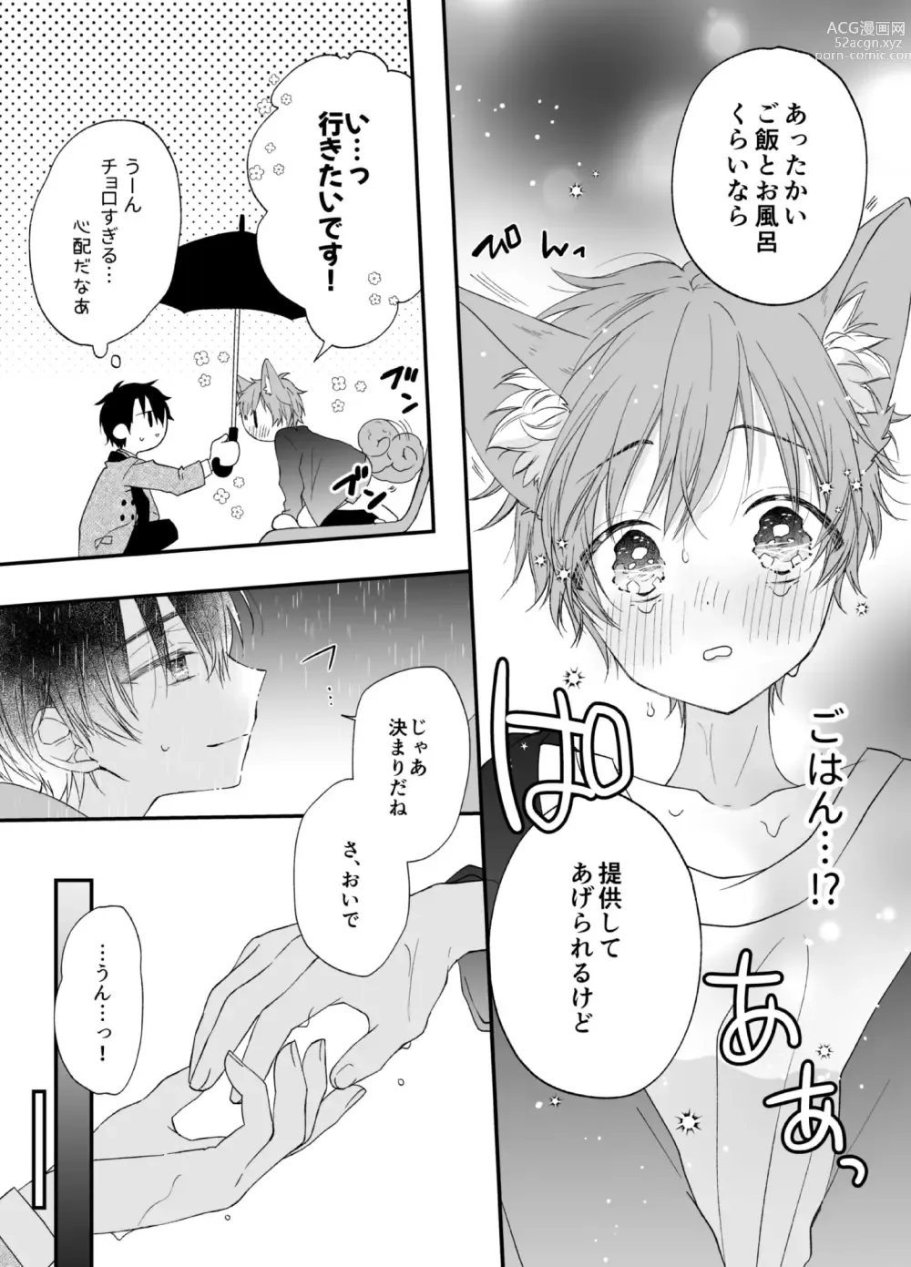 Page 3 of doujinshi Suterareta Kemonohito ga Hirowarete mesuka Choukyou de Pet ni naru hanashi