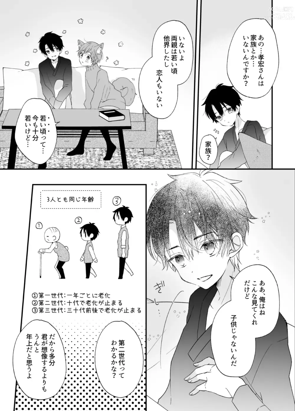 Page 8 of doujinshi Suterareta Kemonohito ga Hirowarete mesuka Choukyou de Pet ni naru hanashi