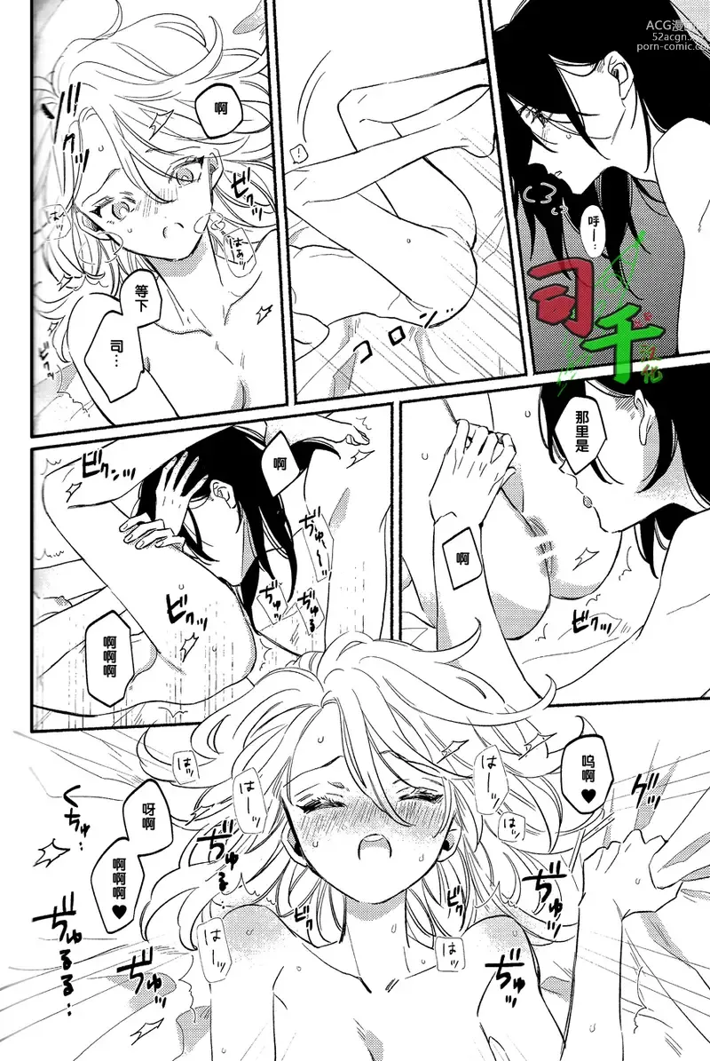 Page 19 of doujinshi Shinen nite Nibiiro ni Hikaru