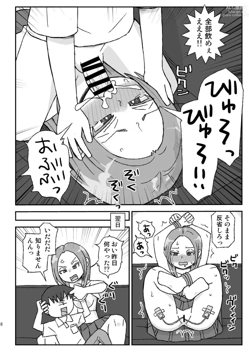 Page 8 of doujinshi Yotta Onee-chan wa Nani o Sarete mo Kiokuninai