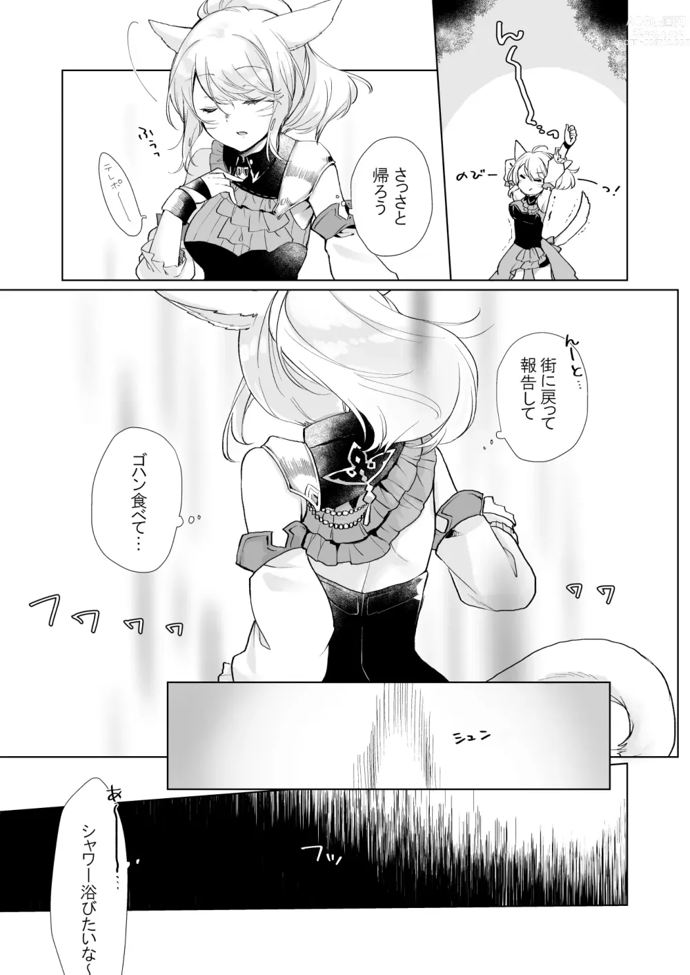 Page 4 of doujinshi Miqote Hydra Ike