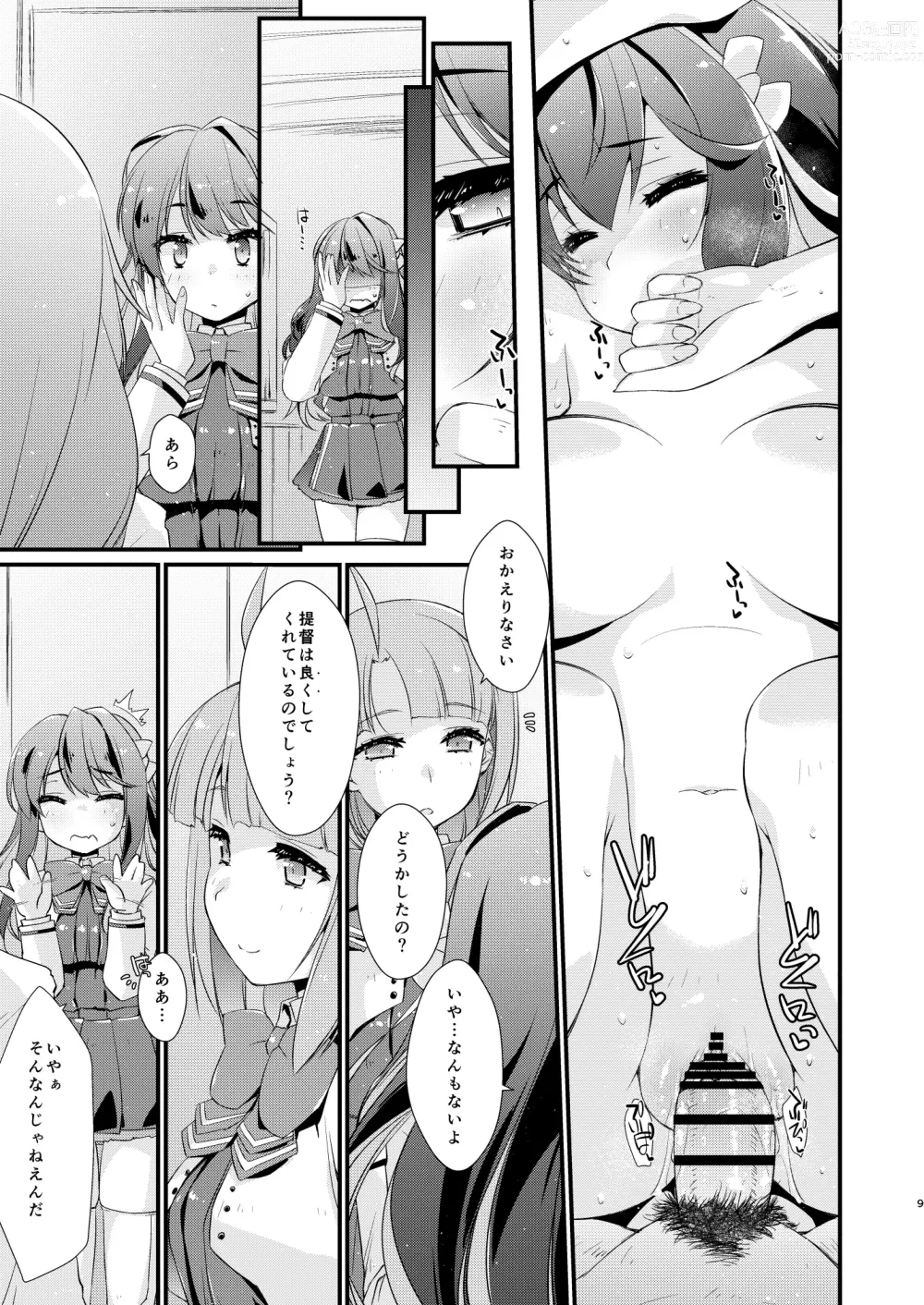 Page 8 of doujinshi Naganami-sama no Suki na Koto.