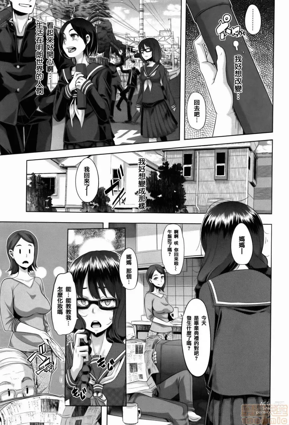 Page 9 of manga Henshin