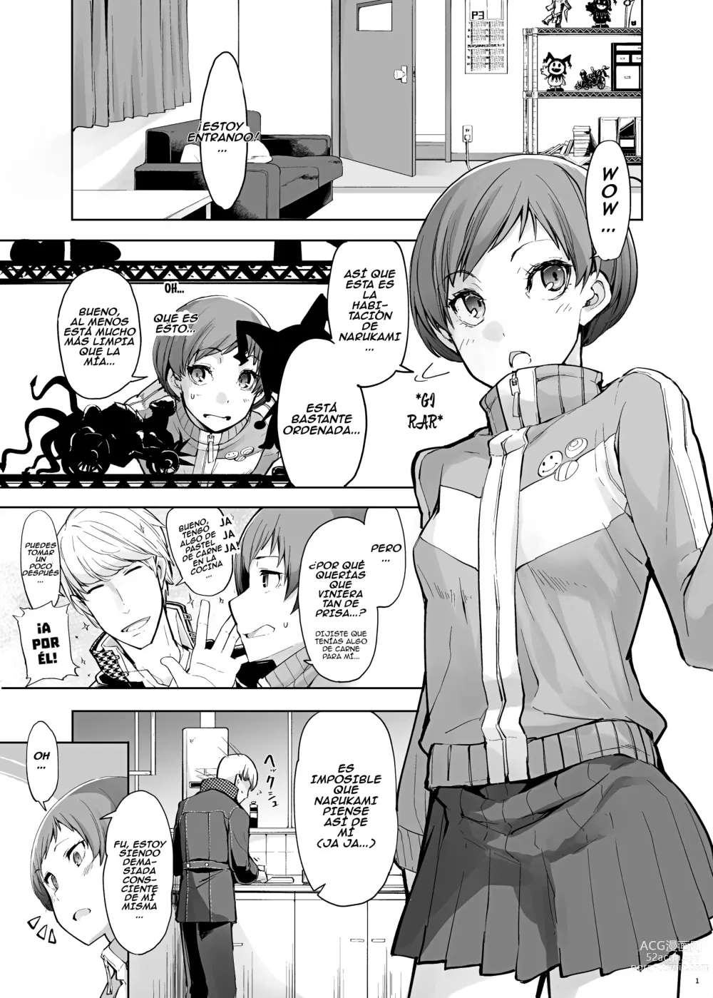 Page 2 of doujinshi Sakula - Kabe Chie!