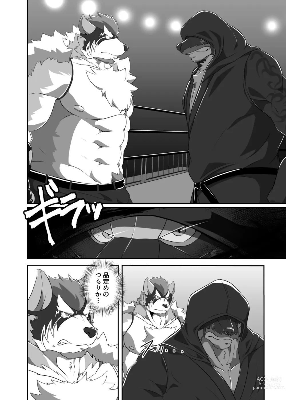 Page 19 of doujinshi Pro Wrestling Kiba 2nd Bout