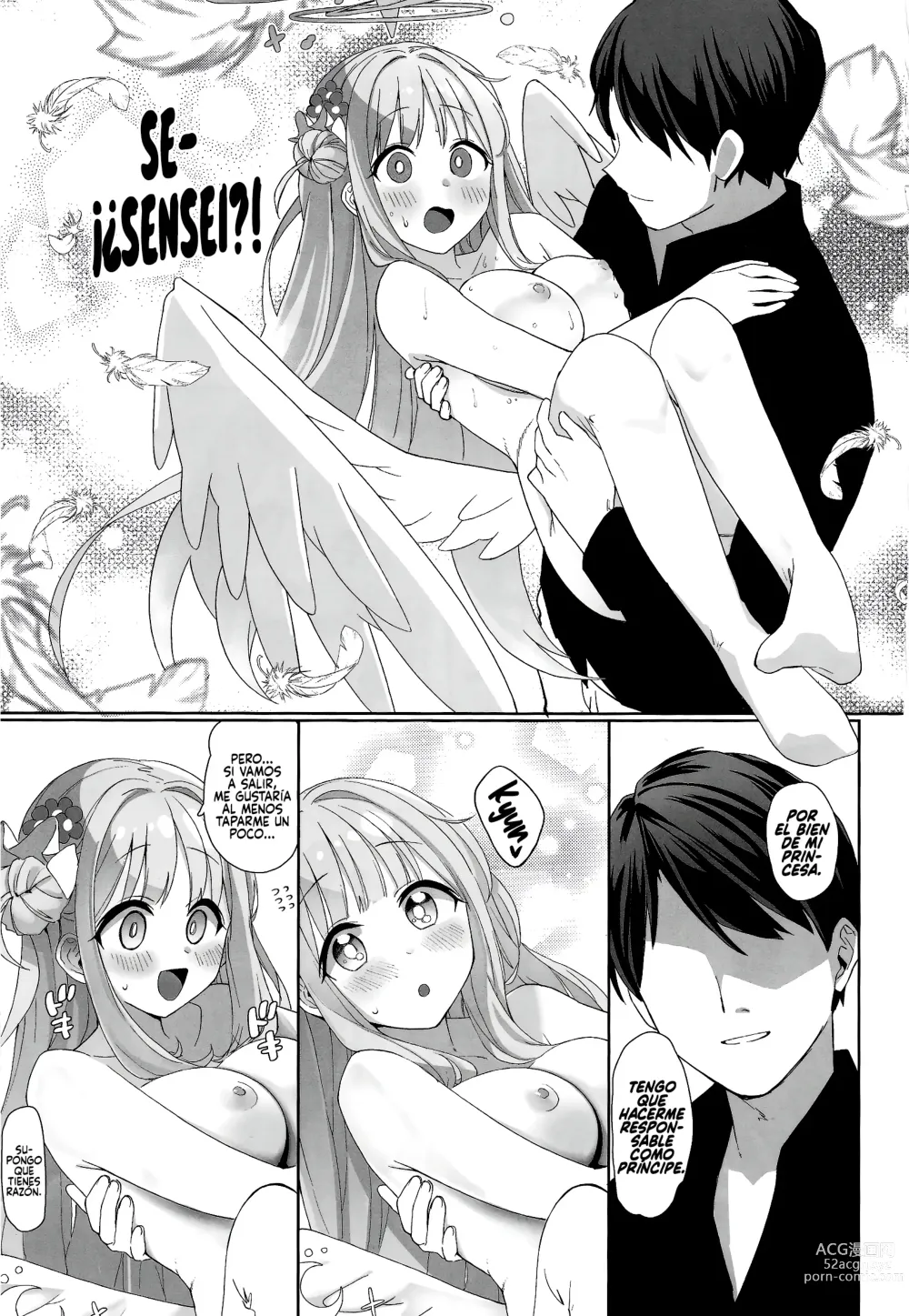 Page 18 of doujinshi Bukiyou na Ohime-sama wa Ouji-sama ni Aisaretai