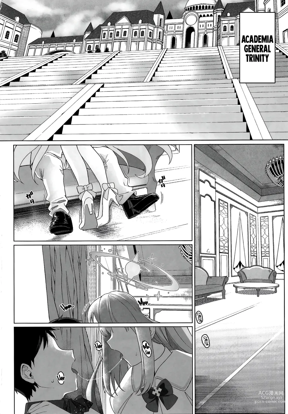 Page 3 of doujinshi Bukiyou na Ohime-sama wa Ouji-sama ni Aisaretai