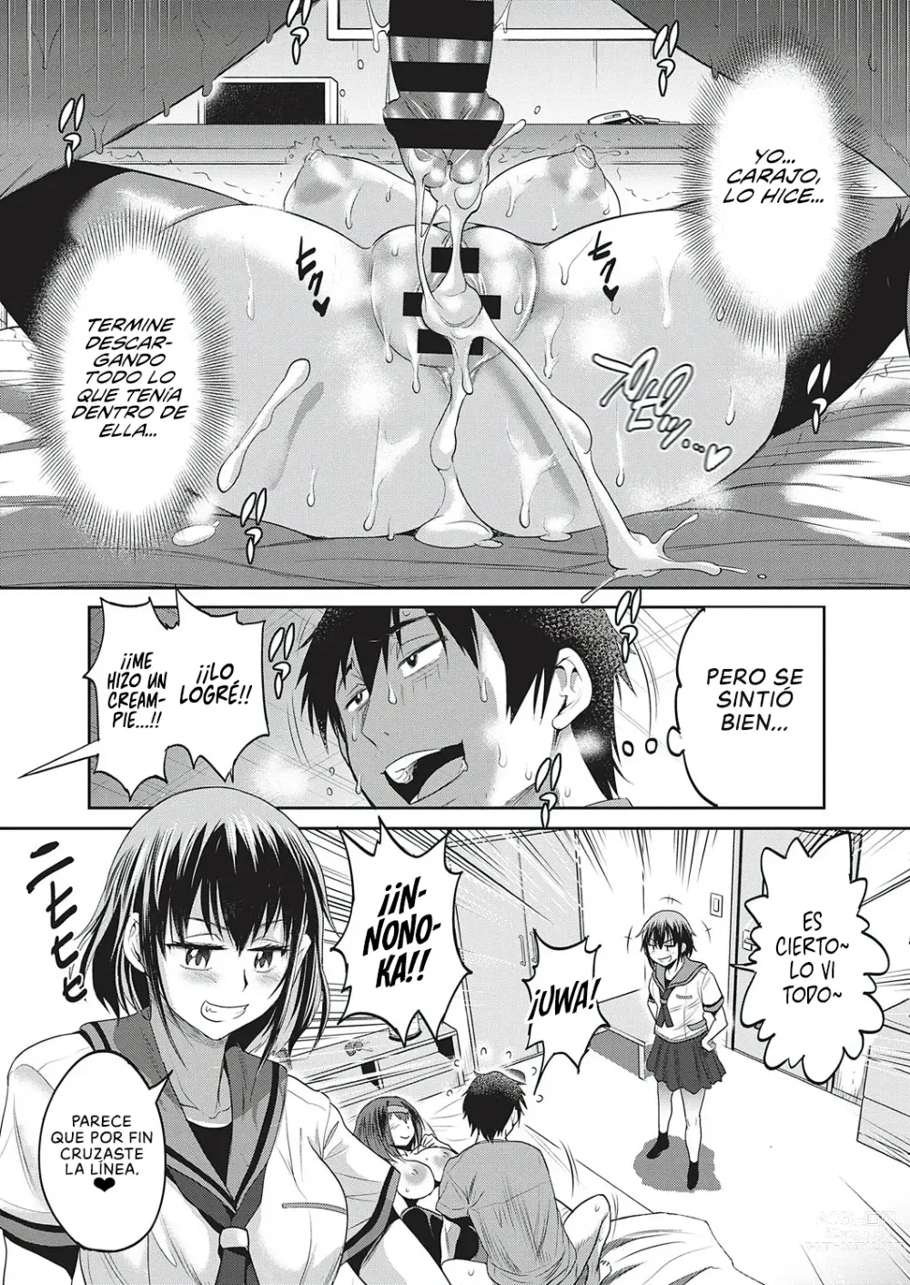 Page 39 of manga 3-on-1!