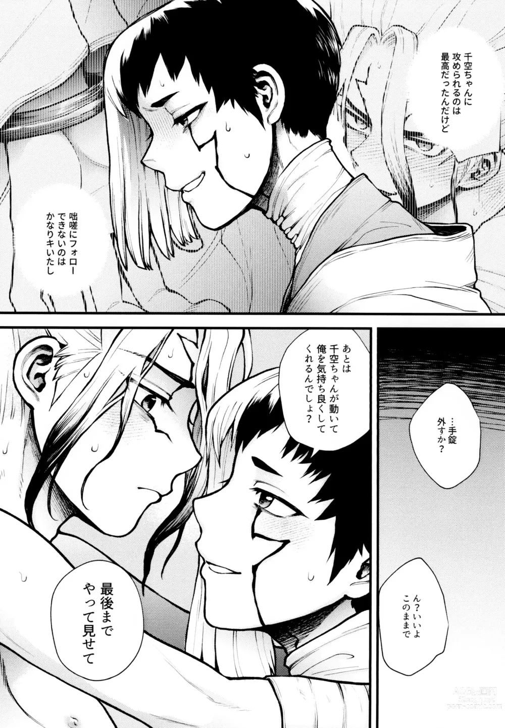 Page 28 of doujinshi Te mo Ashi mo Denai ne