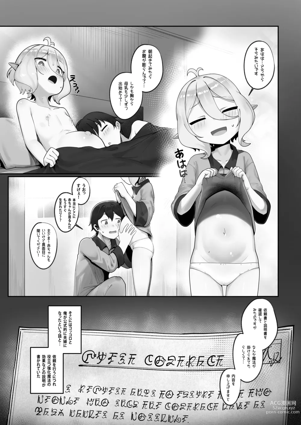 Page 19 of doujinshi Watashi to Aruji-sama no Ninkatsu Nisshi + Omake