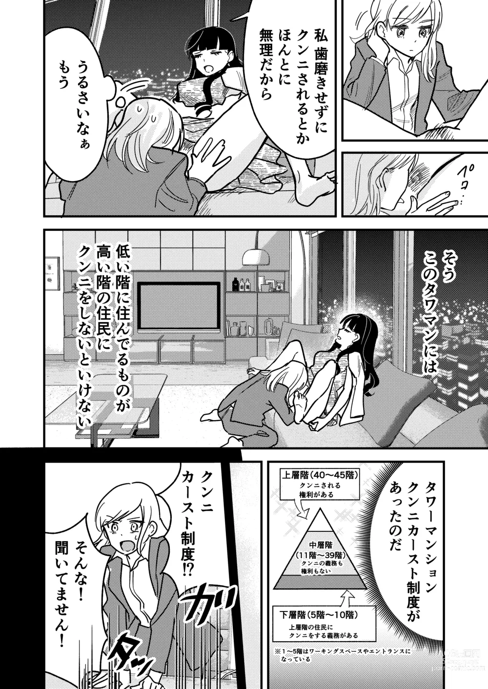 Page 8 of doujinshi Tower Mansion Cunni Caste