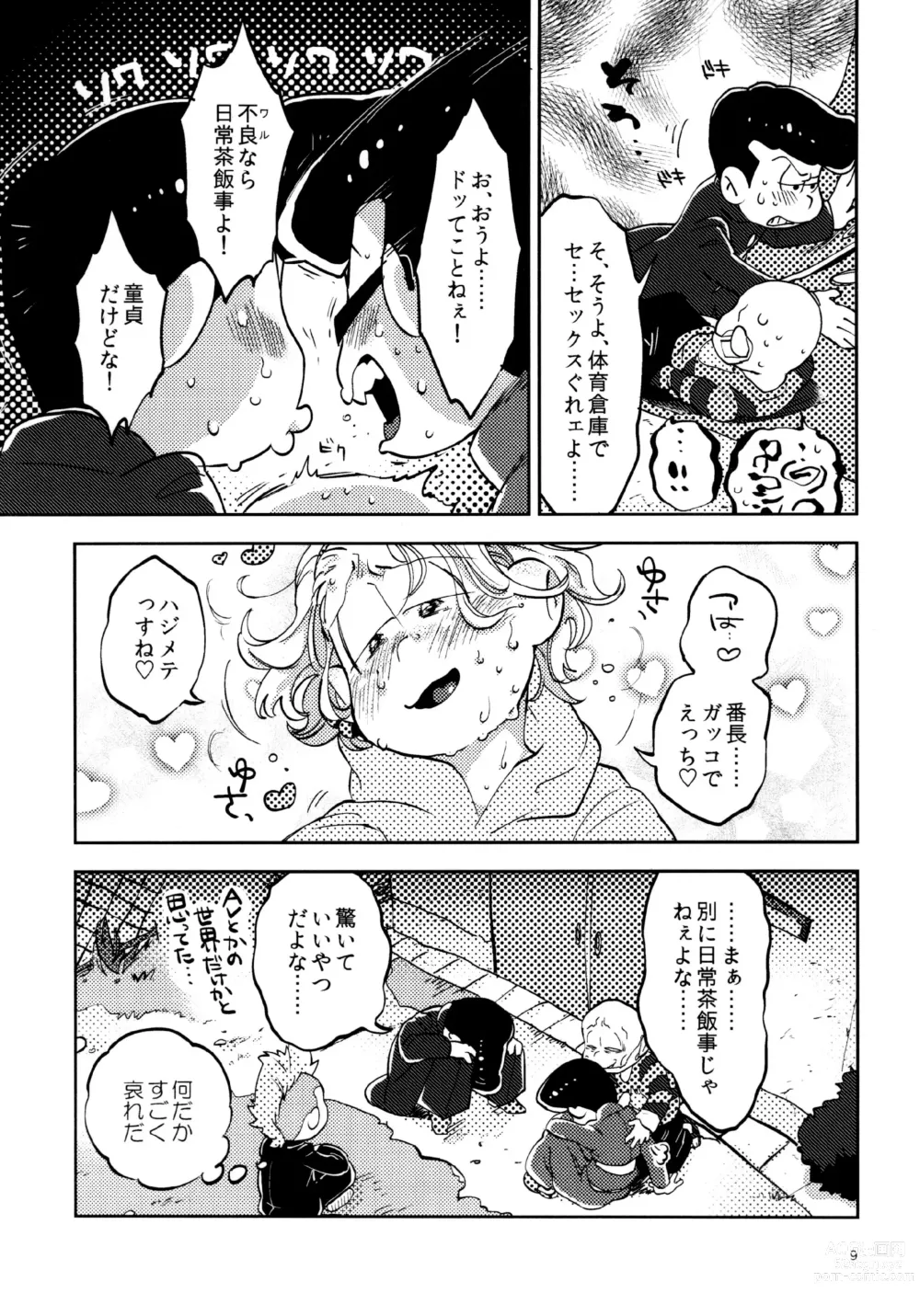 Page 9 of doujinshi Gaman Joutou I Love You
