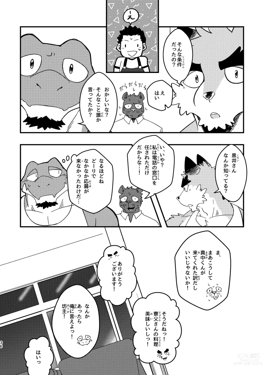 Page 36 of doujinshi Youkoso! Chimi Mouryou Dormitory -Volume 1-