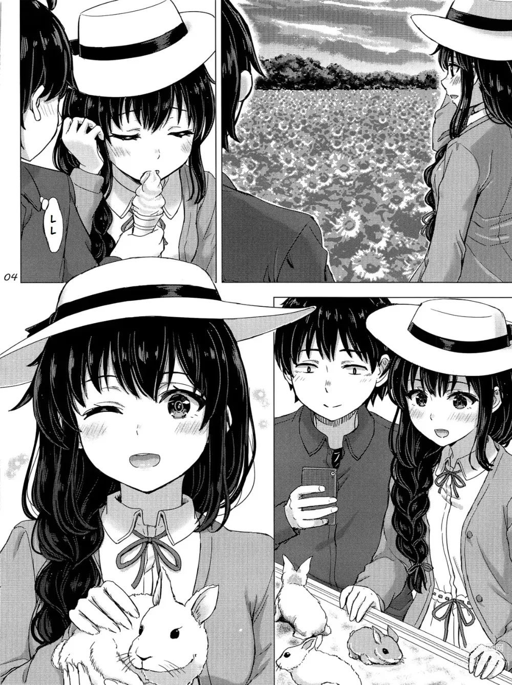 Page 3 of doujinshi The Naughty Secrets of the Yukinoshita Sisters.